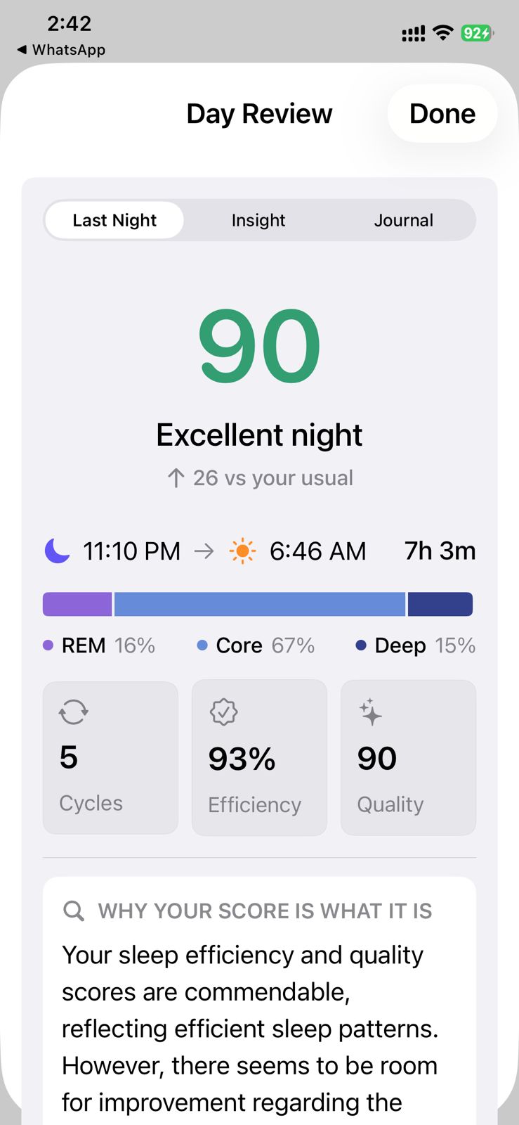 Sereze app screenshot
